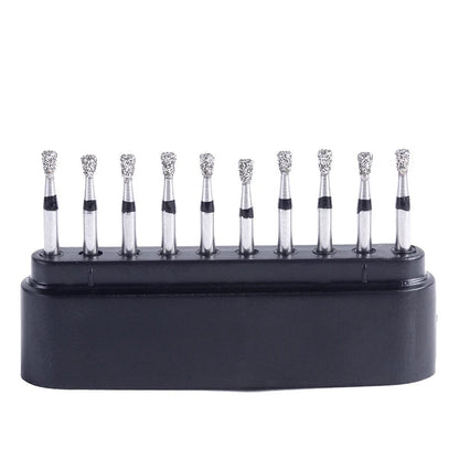AZDENT Lot de 10 Fraises Dentaires Diamantées Ball Round Type FG 1.6mm – 25mm pour Turbine Haute Vitesse Ma boutique