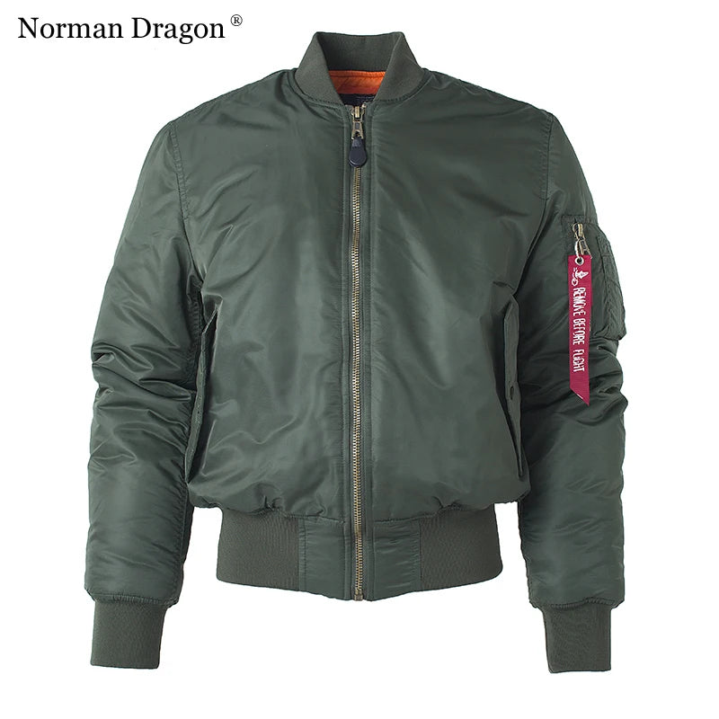 Veste Bomber MA-1 Militaire Homme | Imperméable et Chaude | Style Pilote / Armée de l'Air - BLACKBEARD OUTDOOR INDUSTRIES