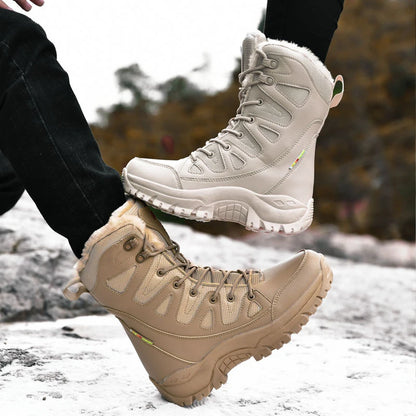 Bottes d'Hiver Femme Moipheng - Super Chaleur, Taille Plus, Chaussures à Plateforme, Bottes Moto à mi-mollet avec Doublure en Fourrure - Zapatos Para Mujer - BLACKBEARD OUTDOOR INDUSTRIES