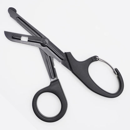RHINO RESCUE - Ciseaux de Traumatologie 7,5" en Acier Inoxydable Premium avec Lames Anti-Adhésives et Revêtement Fluoré - 1 Pièce - BLACKBEARD OUTDOOR INDUSTRIES