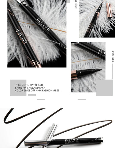 IMAGIC Waterproof Eyeliner - Long-Lasting Matte & Shimmer Finish Eyeliner Pen BLACKBEARD OUTDOOR INDUSTRIES