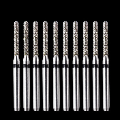 AZDENT Lot de 10 Fraises Dentaires Diamantées Ball Round Type FG 1.6mm – 25mm pour Turbine Haute Vitesse Ma boutique