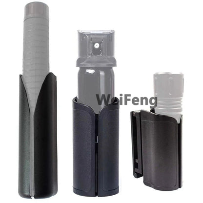 Poche Tactique Polyvalente - Porte-Spray, Porte-Flashlight, Porte-Bâton (Rotation 360°, Ouverture Rapide) BLACKBEARD OUTDOOR INDUSTRIES