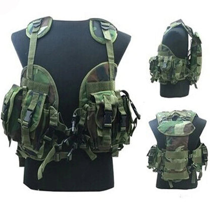 Gilet Tactique RUIN HAWK - Veste de Combat et Protection MOLLE pour Entraînement Militaire, Tir, Chasse et Activités Extérieures BLACKBEARD OUTDOOR INDUSTRIES