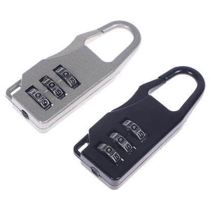 Mini Cadenas de Voyage en Alliage d'Aluminium – Cadenas à 3 Chiffres Réinitialisables, Code de Sécurité pour Valise, Sac et Accessoires - BLACKBEARD OUTDOOR INDUSTRIES