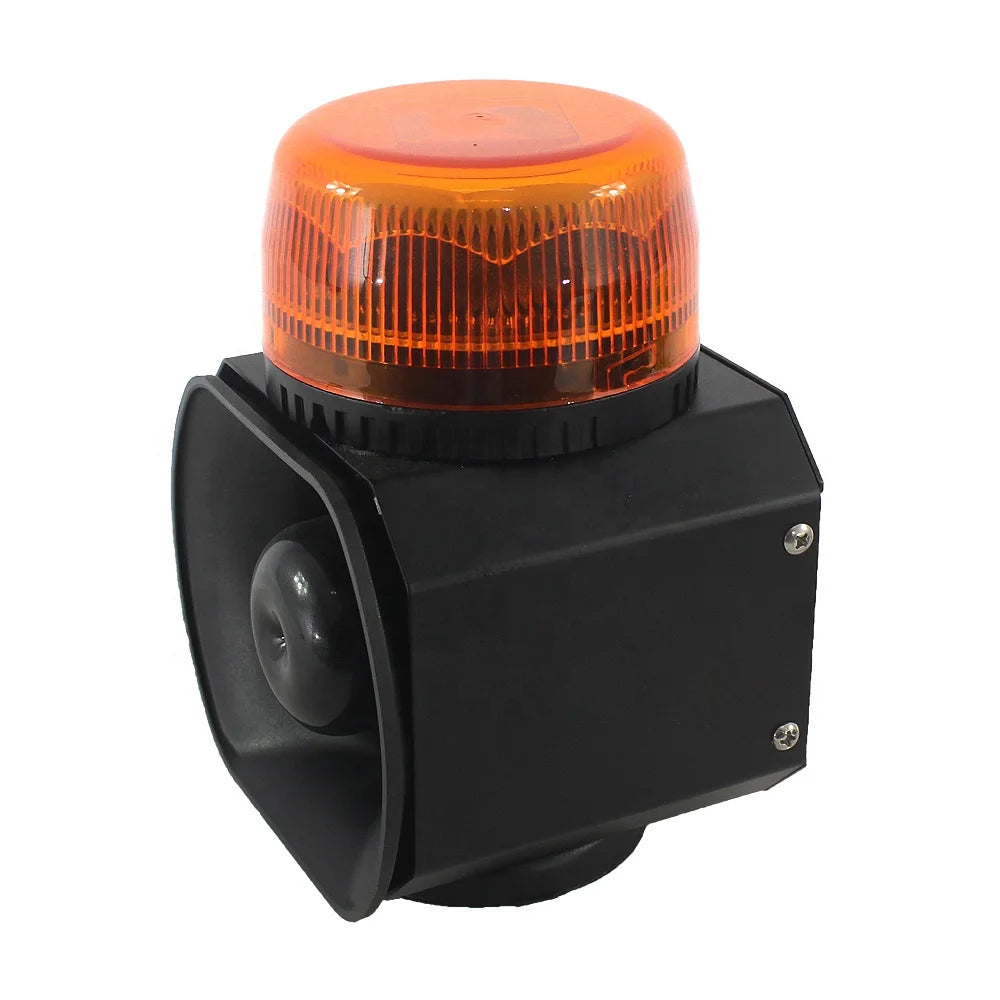 Gyrophare de Signalisation LED d'Urgence 8W avec Sirène à Deux Tons de 40W et Klaxon d'Alerte Incendie avec Interrupteur à Prise Allume-cigare BLACKBEARD OUTDOOR INDUSTRIES