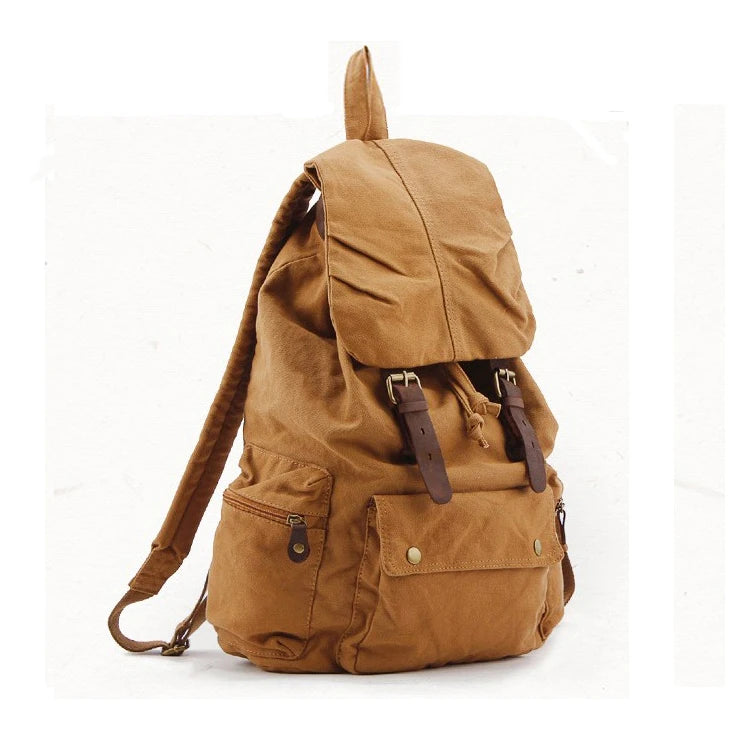 Sac à Dos Vintage en Cuir et Toile Militaire – MUNUKI - BLACKBEARD OUTDOOR INDUSTRIES