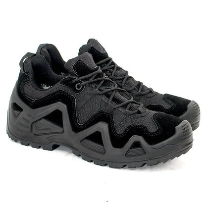 Men's Military Army Fans Combat Tactical Desert Boots Outdoor Swat Hunting Hiking Climbing Training Waterproof Sports Male Shoes BLACKBEARD OUTDOOR INDUSTRIES
