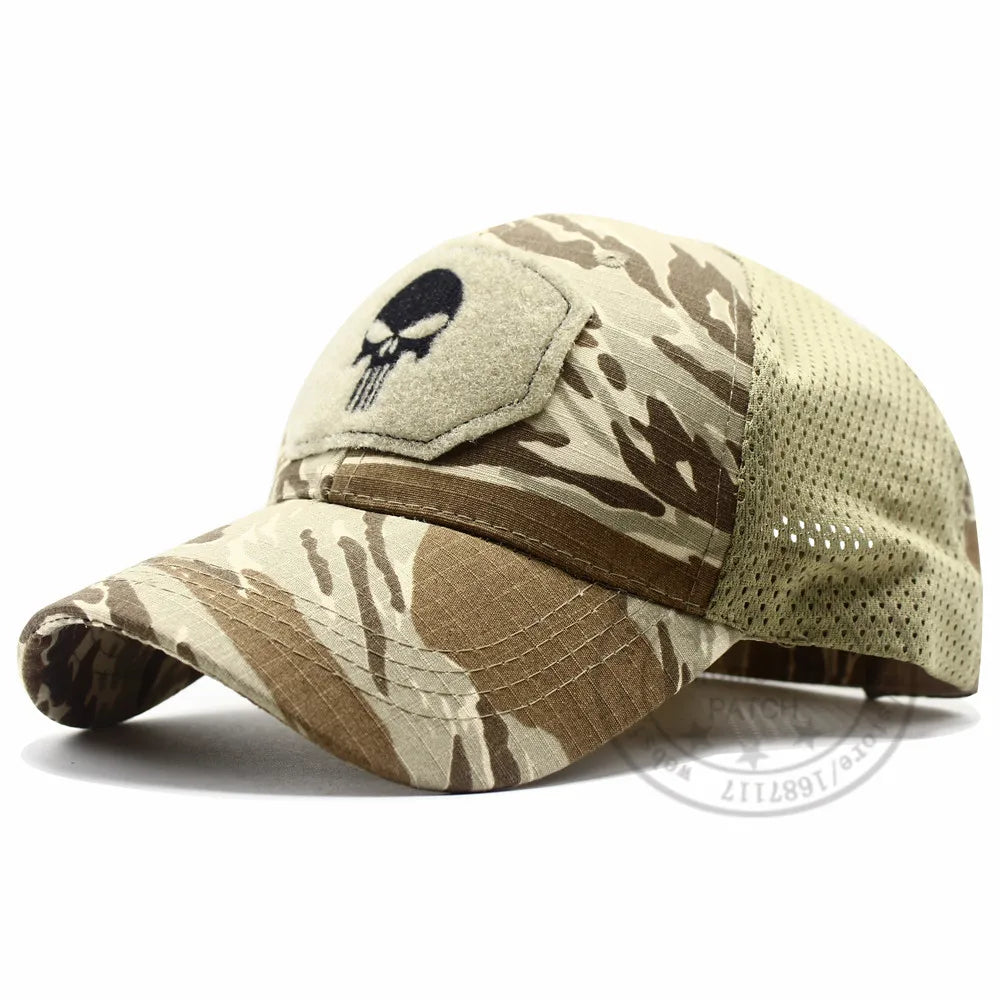 Casquette Tactique LIBERWOOD Skull Operator – Style SWAT, Forces Spéciales, Airsoft & Outdoor - BLACKBEARD OUTDOOR INDUSTRIES
