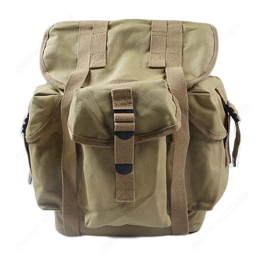 Sac Militaire WW2 US Army M14 – Sac à Dos en Toile de Lin, Kaki et Vert Armée - BLACKBEARD OUTDOOR INDUSTRIES