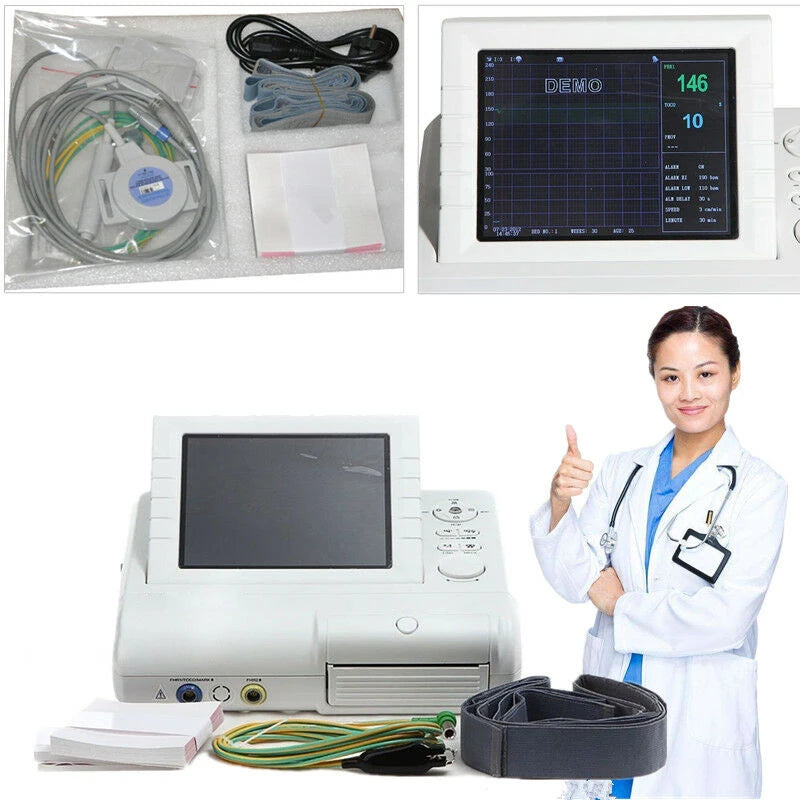 Moniteur Fœtal Professionnel CONTEC CMS800G – Enregistrement 24H, Écran LCD, Imprimante Intégrée Ma boutique