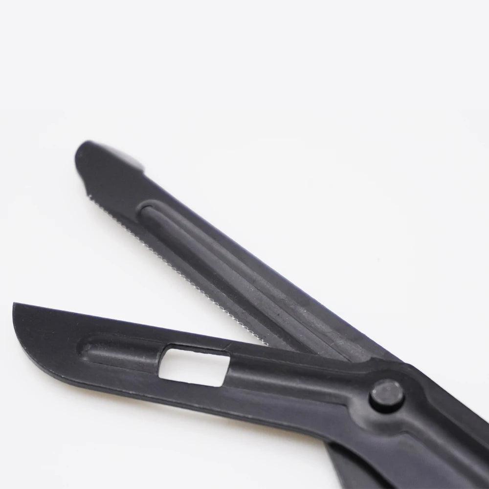 RHINO RESCUE - Ciseaux de Traumatologie 7,5" en Acier Inoxydable Premium avec Lames Anti-Adhésives et Revêtement Fluoré - 1 Pièce - BLACKBEARD OUTDOOR INDUSTRIES
