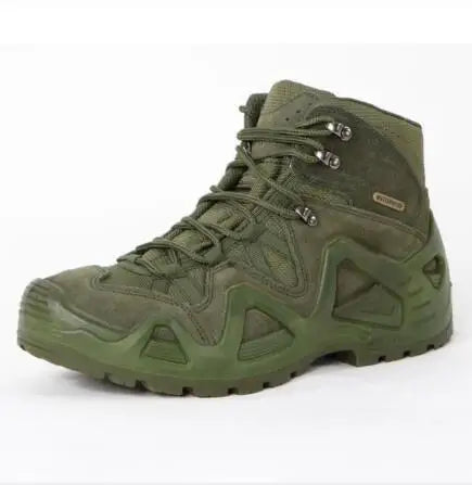 Men's Military Army Fans Combat Tactical Desert Boots Outdoor Swat Hunting Hiking Climbing Training Waterproof Sports Male Shoes BLACKBEARD OUTDOOR INDUSTRIES