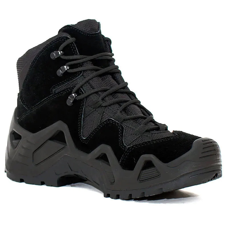 Men's Military Army Fans Combat Tactical Desert Boots Outdoor Swat Hunting Hiking Climbing Training Waterproof Sports Male Shoes BLACKBEARD OUTDOOR INDUSTRIES