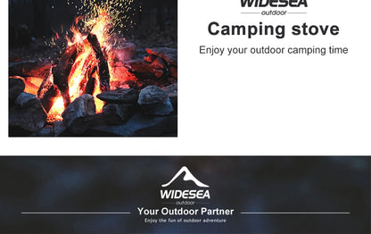 Widesea Réchaud à Gaz Portable pour Camping et Randonnée - BLACKBEARD OUTDOOR INDUSTRIES
