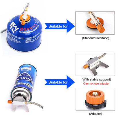 Widesea Réchaud à Gaz Portable pour Camping et Randonnée - BLACKBEARD OUTDOOR INDUSTRIES