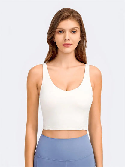 Débardeur NEPOAGYM PASSION avec Soutien-Gorge Intégré – Crop Top Longline avec Coussinets Amovibles pour Yoga et Gym - BLACKBEARD OUTDOOR INDUSTRIES