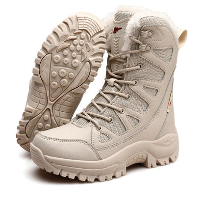 Bottes d'Hiver Femme Moipheng - Super Chaleur, Taille Plus, Chaussures à Plateforme, Bottes Moto à mi-mollet avec Doublure en Fourrure - Zapatos Para Mujer - BLACKBEARD OUTDOOR INDUSTRIES