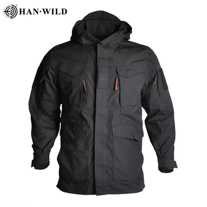 Veste Tactique M65 Camouflage Homme – Veste de Randonnée Imperméable avec Capuche - BLACKBEARD OUTDOOR INDUSTRIES