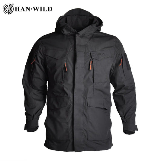 Veste Tactique M65 Camouflage US - Veste de Chasse et Randonnée Haut de Gamme avec Capuche - BLACKBEARD OUTDOOR INDUSTRIES