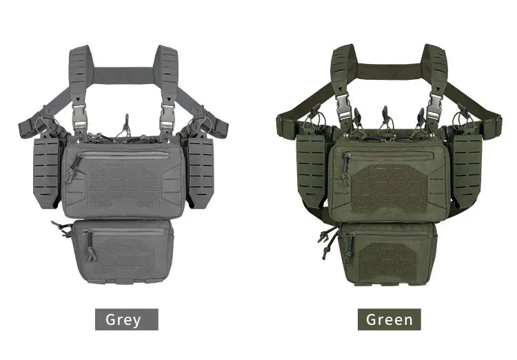 YAKEDA Tactical Mini Chest Rig – Laser Cut MOLLE Ma boutique