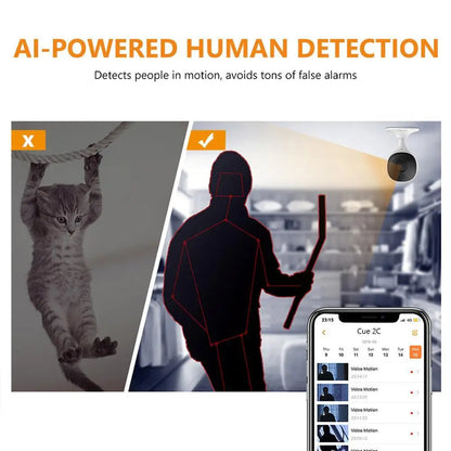 IMOU Cue 2C – Caméra de Surveillance Intérieure 1080P avec Détection Humaine IA & Vision Nocturne Ma boutique