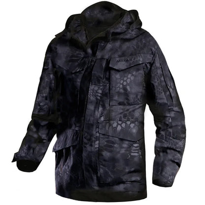 🪖 Veste M65 Militaire Homme | MEGE KNIGHT – Coupe-Vent Camouflage à Capuche | Hiver & Mi-saison - BLACKBEARD OUTDOOR INDUSTRIES