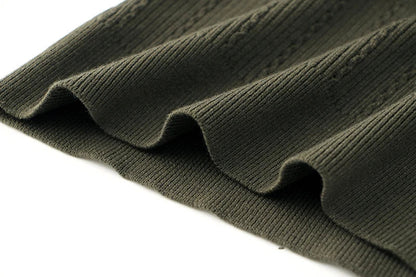 Pull en Laine Mélangée à Col Roulé Femme - Vert Armée, Épaules Padding, Casual, Tricoté pour l'Hiver BLACKBEARD OUTDOOR INDUSTRIES
