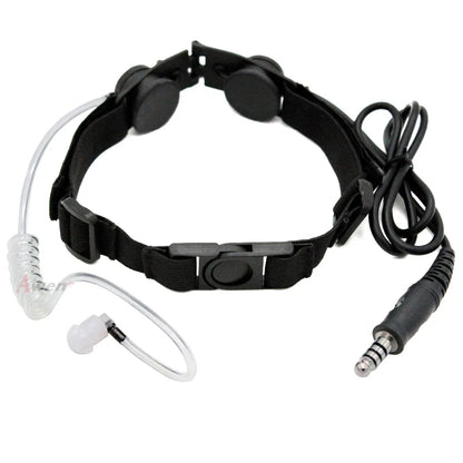 Laryngophone Z Tactical Z003 avec Tube Acoustique + Bouton PTT U94 – Compatible Radios BaoFeng, TYT, Retevis, Kenwood - BLACKBEARD OUTDOOR INDUSTRIES