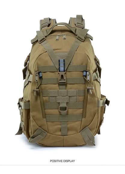 Sac à Dos de Camping 40L – Sac de Voyage Tactique Molle pour Homme, Rucksack de Randonnée et Escalade, Sac à Épaule Réfléchissant Outdoor - BLACKBEARD OUTDOOR INDUSTRIES