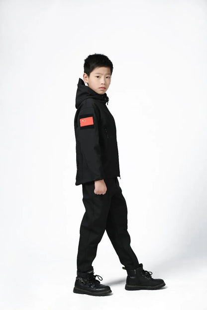 ensemble softshell camouflage pour enfant Ma boutique