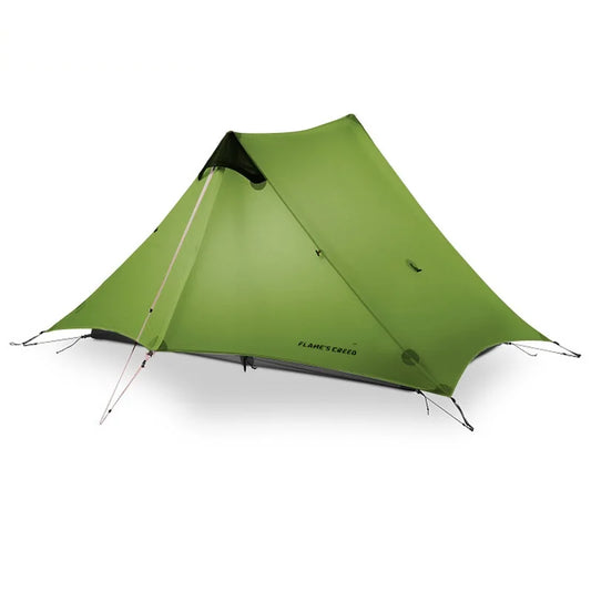 Tente Ultralégère FLAME'S CREED LanShan 2 – 2 Places | 3 Saisons | Nylon Silnylon 15D | Sans Arceaux | Trekking & Bivouac Pro - BLACKBEARD OUTDOOR INDUSTRIES