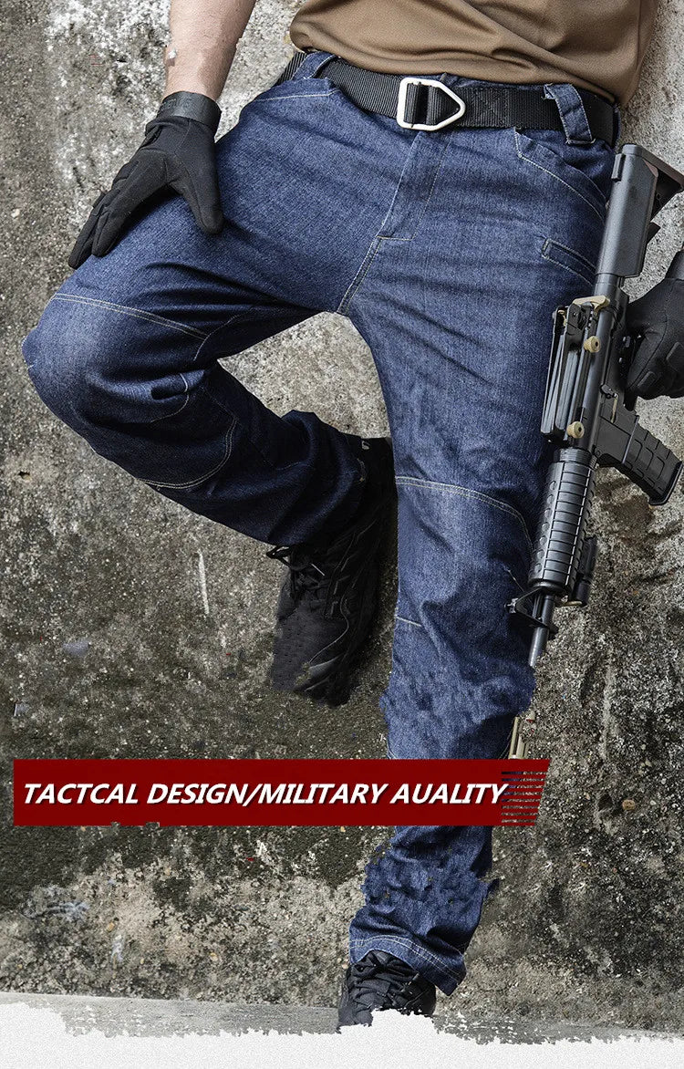 Pantalon Jean Tactique SWAT Multi-Poches Homme – Spécial Hiver - BLACKBEARD OUTDOOR INDUSTRIES
