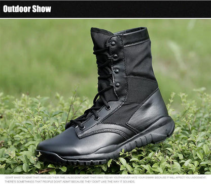 Chaussures de Randonnée Homme Ultra Légères – Bottes Tactiques Militaires Noires – Sneakers de Marche Confortables - BLACKBEARD OUTDOOR INDUSTRIES