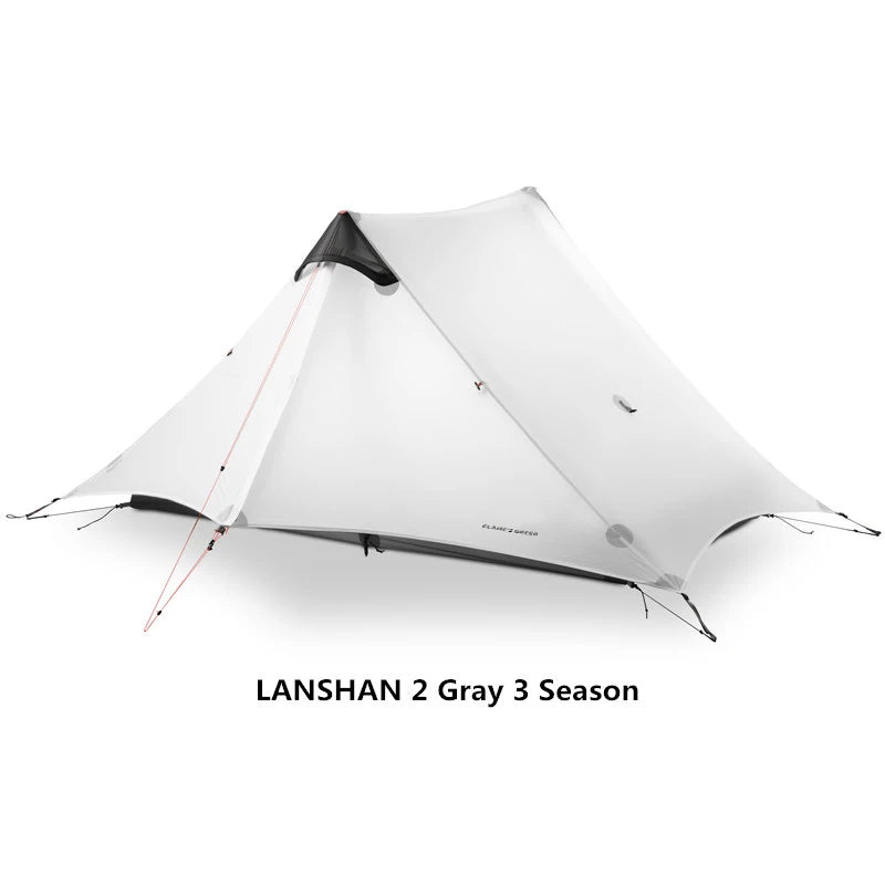 Tente Ultralégère FLAME'S CREED LanShan 2 – 2 Places | 3 Saisons | Nylon Silnylon 15D | Sans Arceaux | Trekking & Bivouac Pro - BLACKBEARD OUTDOOR INDUSTRIES