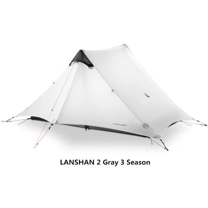 Tente Ultralégère FLAME'S CREED LanShan 2 – 2 Places | 3 Saisons | Nylon Silnylon 15D | Sans Arceaux | Trekking & Bivouac Pro - BLACKBEARD OUTDOOR INDUSTRIES