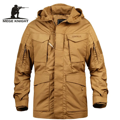 🪖 Veste M65 Militaire Homme | MEGE KNIGHT – Coupe-Vent Camouflage à Capuche | Hiver & Mi-saison - BLACKBEARD OUTDOOR INDUSTRIES