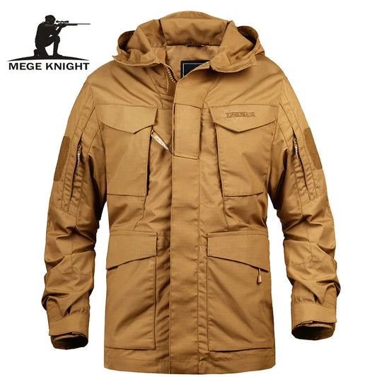 🪖 Veste M65 Militaire Homme | MEGE KNIGHT – Coupe-Vent Camouflage à Capuche | Hiver & Mi-saison - BLACKBEARD OUTDOOR INDUSTRIES