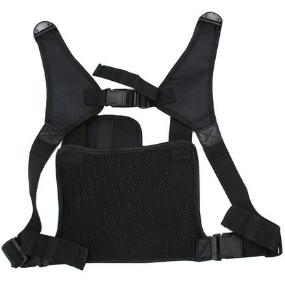 Sac à Poitrine pour Radio de Communication (Walkie Talkie) | Harnais et Poche Porte-radio pour Baofeng, Motorola, ICOM, TYT BLACKBEARD OUTDOOR INDUSTRIES