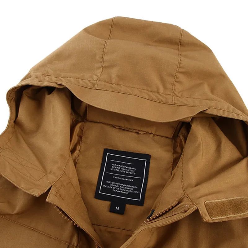 🪖 Veste M65 Militaire Homme | MEGE KNIGHT – Coupe-Vent Camouflage à Capuche | Hiver & Mi-saison - BLACKBEARD OUTDOOR INDUSTRIES