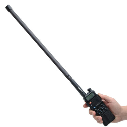 Antenne tactique rabattable ABBREE CS SMA Femelle 144/430MHz Dual Band pour BAOFENG UV-5R, UV-5RH, Quansheng UV-K5, et autres Talkies-Walkies - BLACKBEARD OUTDOOR INDUSTRIES