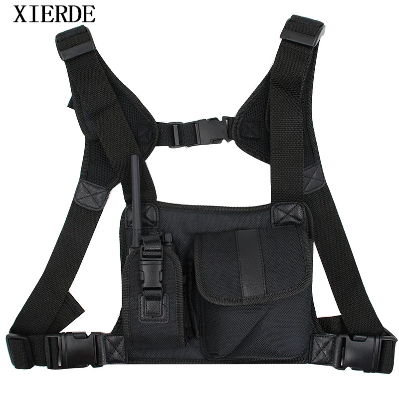 Harnais de Radio - Pochette Frontale de Poitrine pour Walkie-Talkie - BLACKBEARD OUTDOOR INDUSTRIES