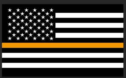 Drapeau Thin Blue Line USA - 90x150 cm BLACKBEARD OUTDOOR INDUSTRIES