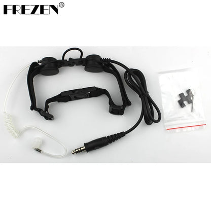 Micro-casque Z-Tac Throat Mic – Laryngophone, Acoustique Discrète, CS / Radio / Surveillance - BLACKBEARD OUTDOOR INDUSTRIES