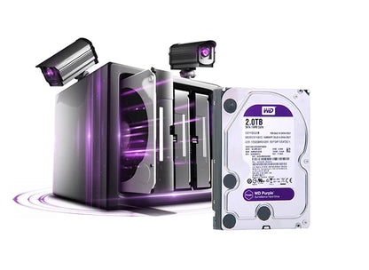 WD Purple 4TB Disk 3.5" 64M Cache SATA III 6Gb/s 1TB 2TB 3TB HDD Ma boutique
