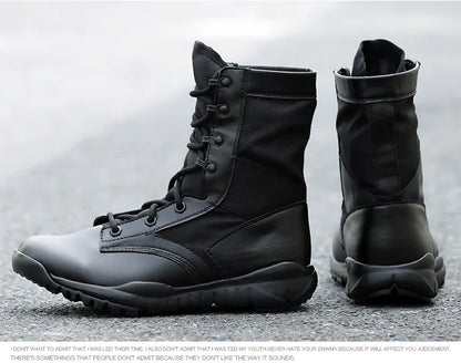 Chaussures de Randonnée Homme Ultra Légères – Bottes Tactiques Militaires Noires – Sneakers de Marche Confortables - BLACKBEARD OUTDOOR INDUSTRIES