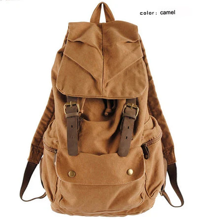 Sac à Dos Vintage en Cuir et Toile Militaire – MUNUKI - BLACKBEARD OUTDOOR INDUSTRIES