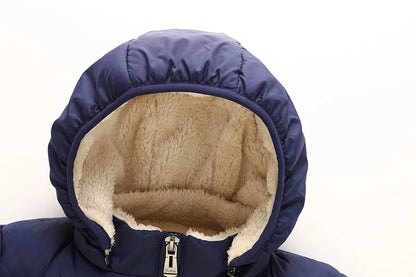Manteau d’Hiver Épais pour Enfants – Chaud, Doublé & à Capuche avec Fourrure | Fille & Garçon | 3 à 6 ans - BLACKBEARD OUTDOOR INDUSTRIES