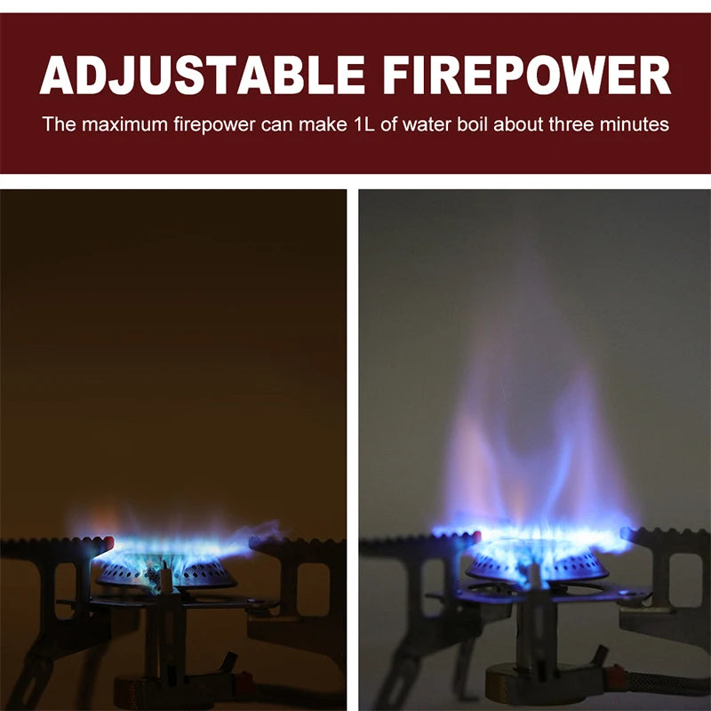 Widesea Réchaud à Gaz Portable pour Camping et Randonnée - BLACKBEARD OUTDOOR INDUSTRIES