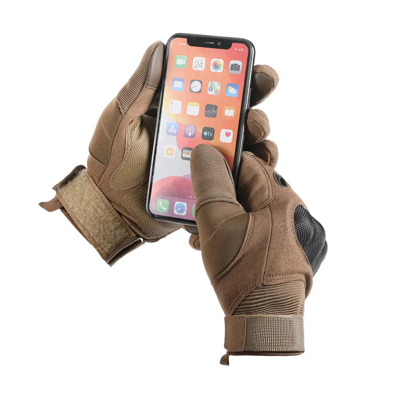 Gants Tactiques Moto AKINZABO – Homme & Femme Gants à Doigts Complets avec Coques de Protection – Écran Tactile – Idéal pour Moto, Airsoft, Outdoor - BLACKBEARD OUTDOOR INDUSTRIES